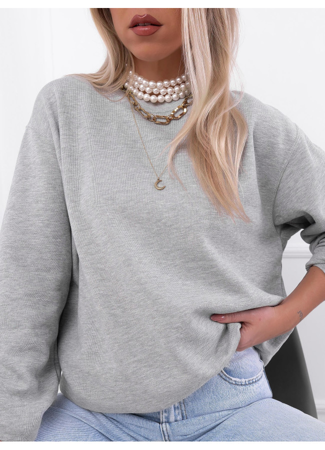 GREY SWEATSHIRT - ANASTASIA