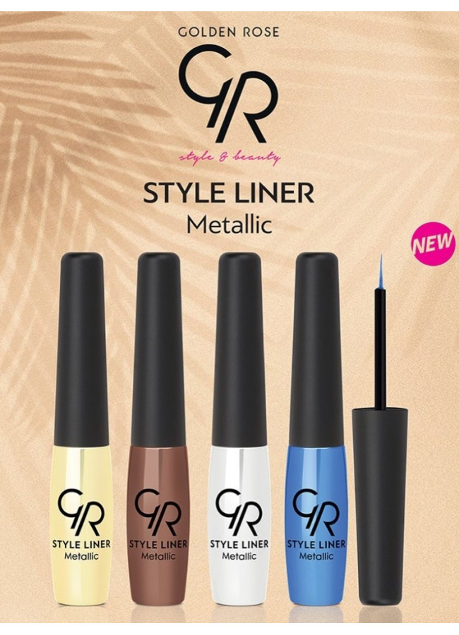 STYLE LINER METALLIC GOLDEN ROSE