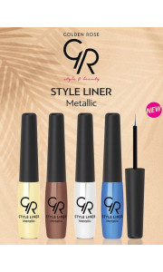 STYLE LINER METALLIC GOLDEN ROSE