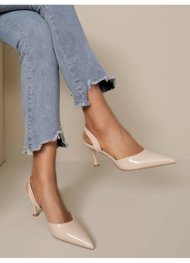 NUDE VERNIS HEELS - LIFE
