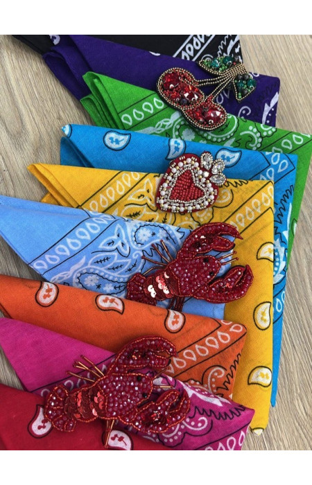 BANDANA PIN SET - CREATIVE