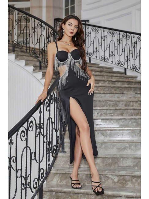 ΦΟΡΕΜΑ ΜΑΥΡΟ BANDAGE ΜΙΝΤΙ - MARTHA