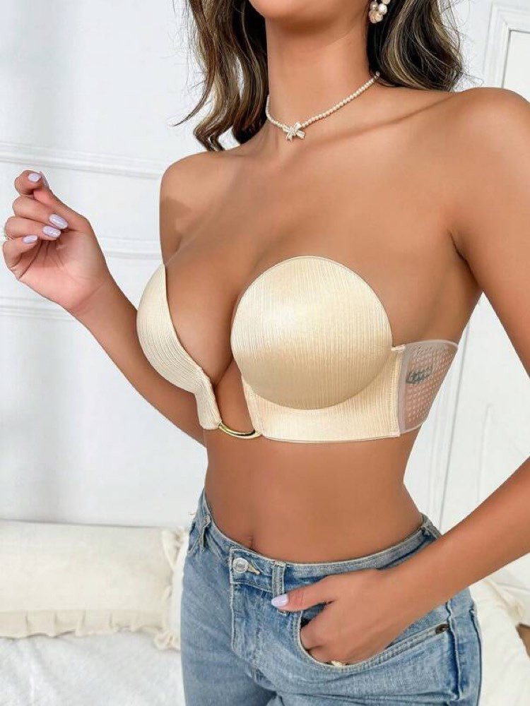 BEIGE  JEWEL V BRA