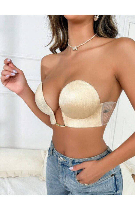 BEIGE  JEWEL V BRA