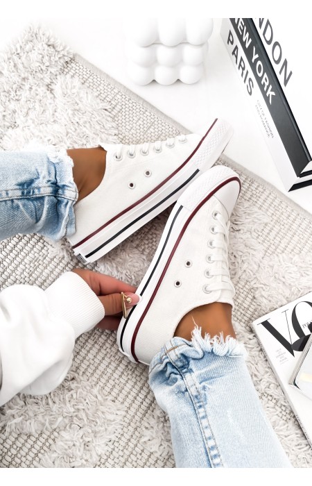 ΛΕΥΚΑ ΠΑΝΙΝΑ ΠΑΠΟΥΤΣΙΑ - SUPER WHITE