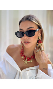 ANNAKEY KOKO BLACK SUNGLASSES