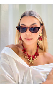 ANNAKEY TATI LEOPARD SUNGLASSES