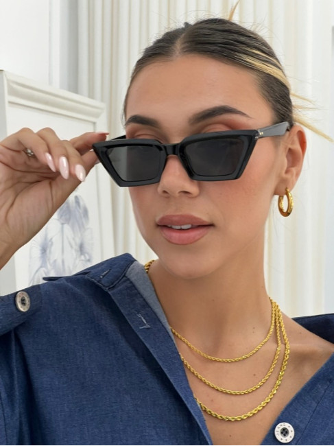 ANNAKEY LOTTIE BLACK SUNGLASSES