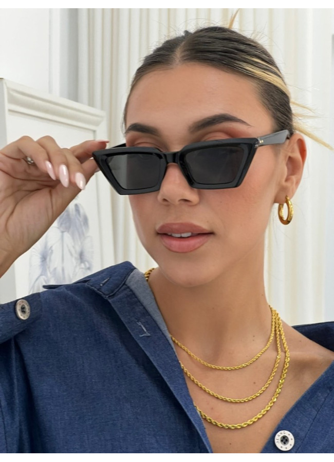 ANNAKEY LOTTIE BLACK SUNGLASSES