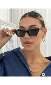ANNAKEY LOTTIE BLACK SUNGLASSES