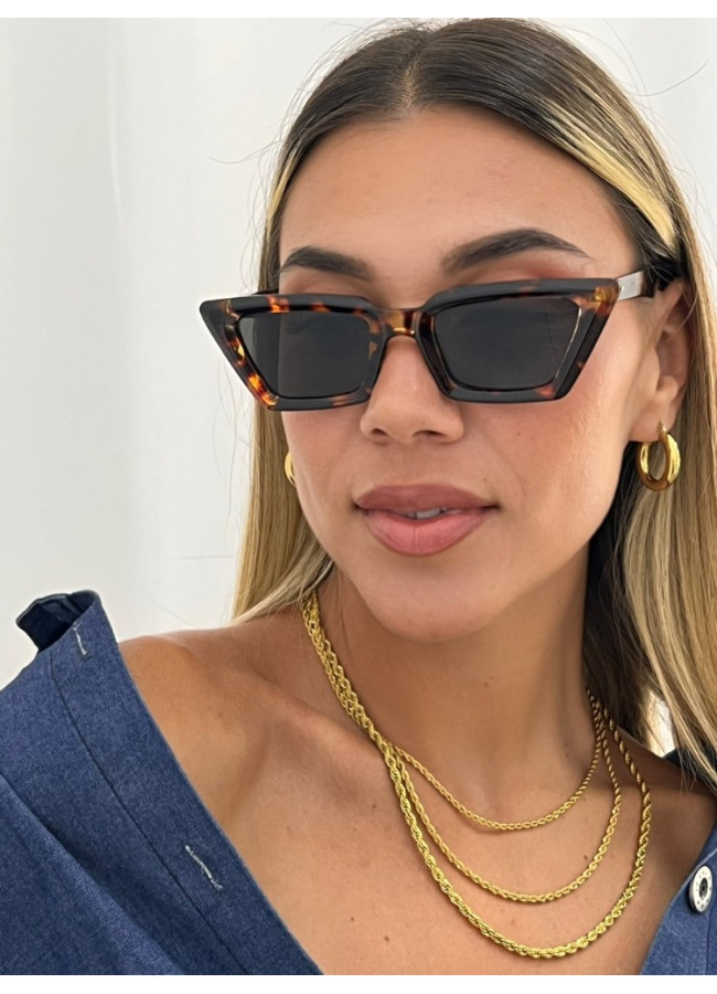 ANNAKEY LOTTIE LEOPARD SUNGLASSES