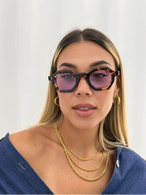 ANNAKEY NOVA LEOPARD SUNGLASSES