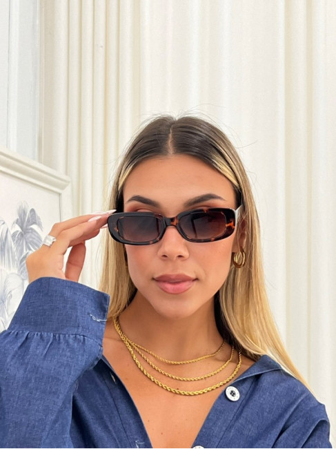 ANNAKEY MONIK LEOPARD SUNGLASSES