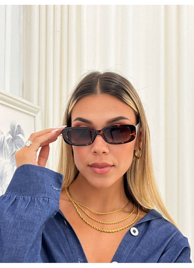 ANNAKEY MONIK LEOPARD SUNGLASSES