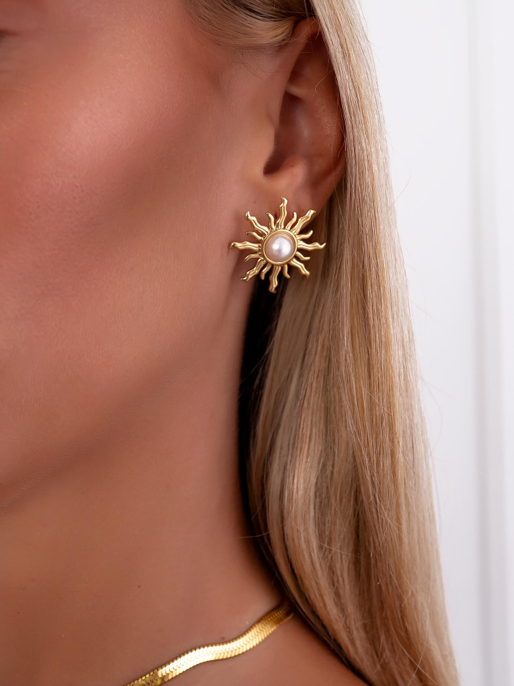 GOLD EARRINGS - SOLEI