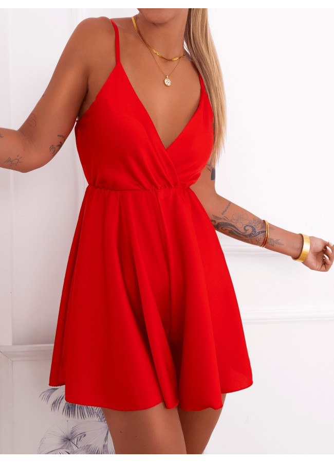 NIELSEN BLACK SATIN PLAYSUIT