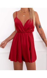 NIELSEN BLACK SATIN PLAYSUIT