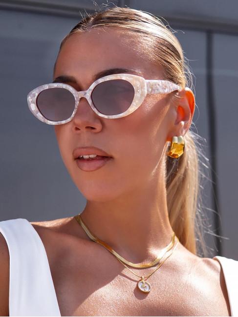 ANNAKEY ELISA PINK SUNGLASSES