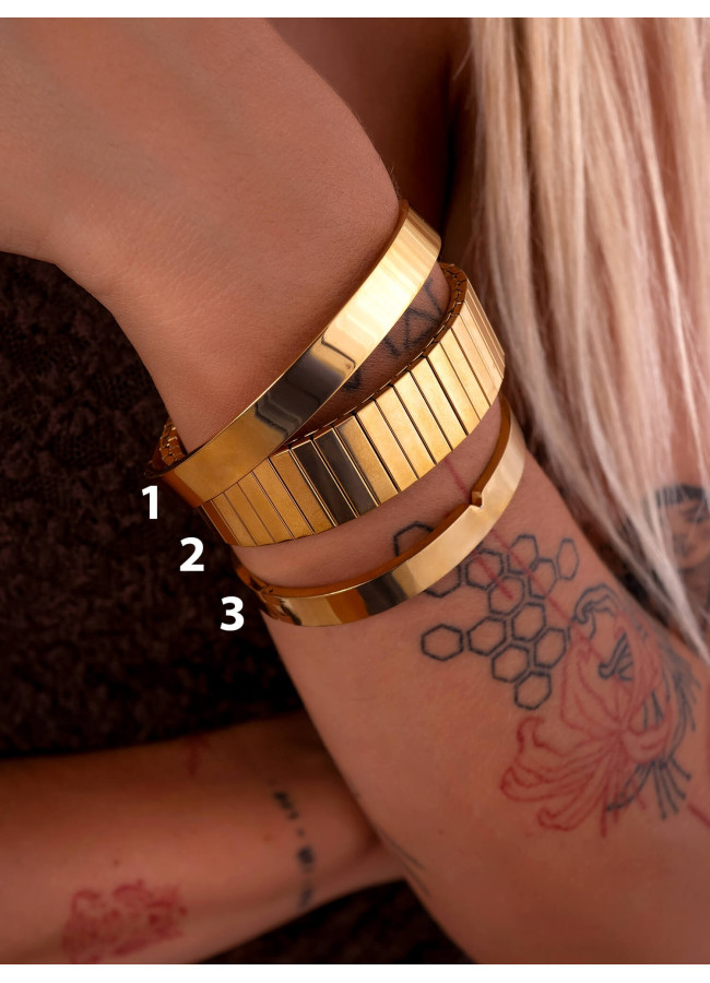 GOLD BRACELET - MANETTA
