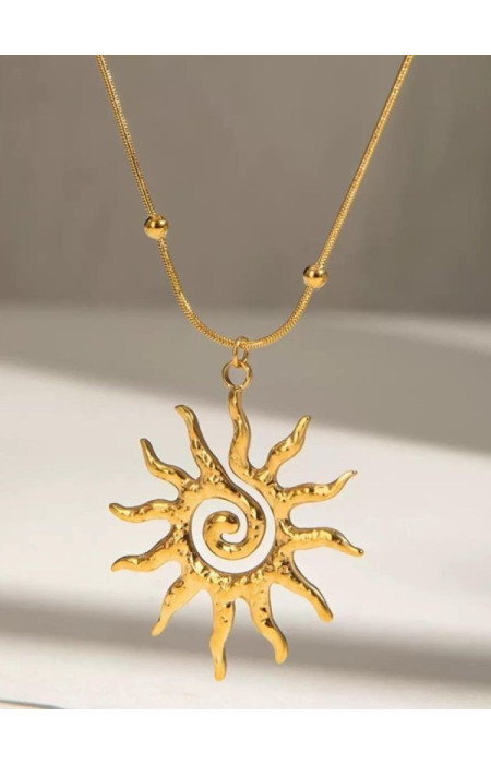 GOLD NECKLACE - HELIANTHUS