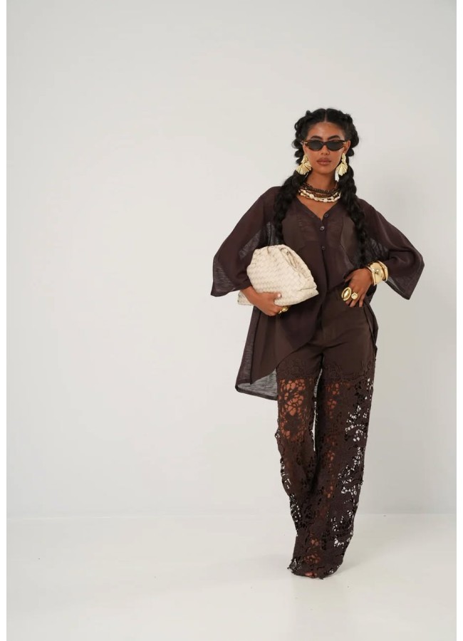 ΚΑΦΕ ΤΖΙΝ ΜΕ ΔΑΝΤΕΛΑ - LACE