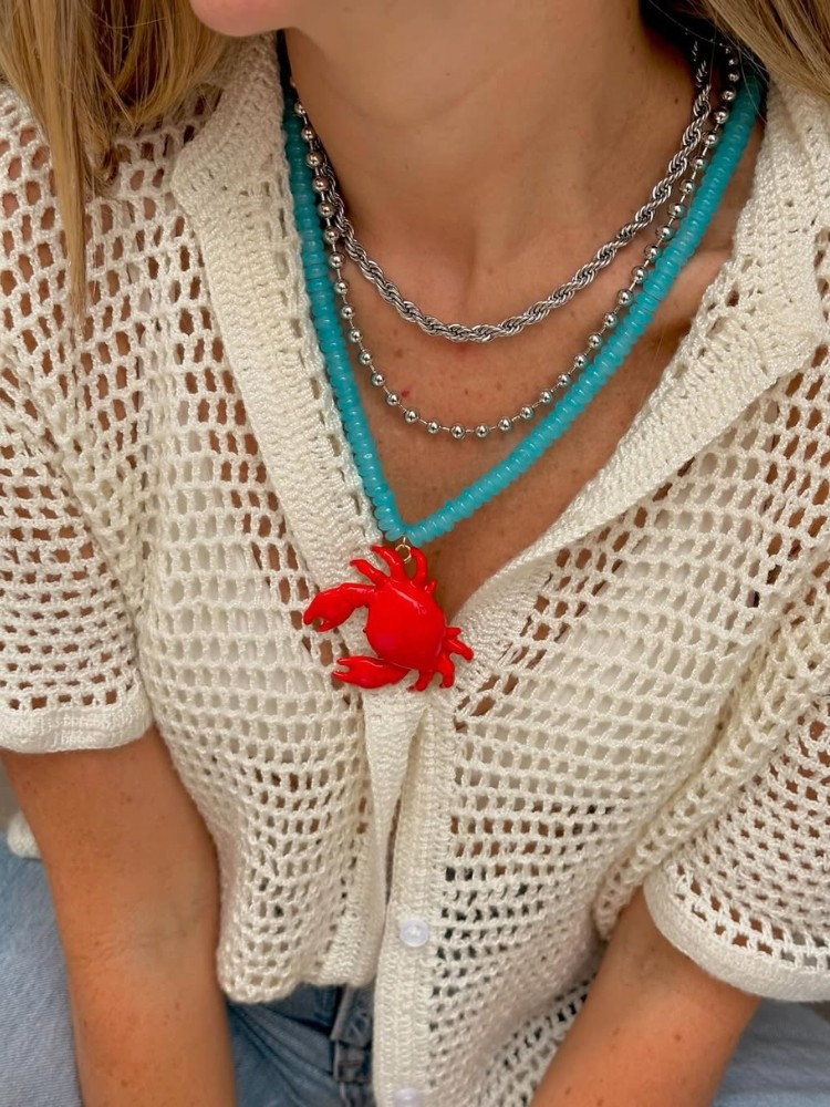 NECKLACE - RED LOBSTER