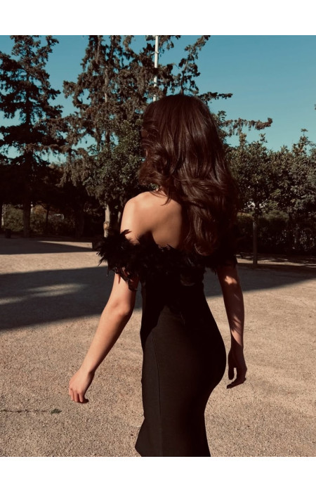 BLACK DRESS BANDAGE - PRISON