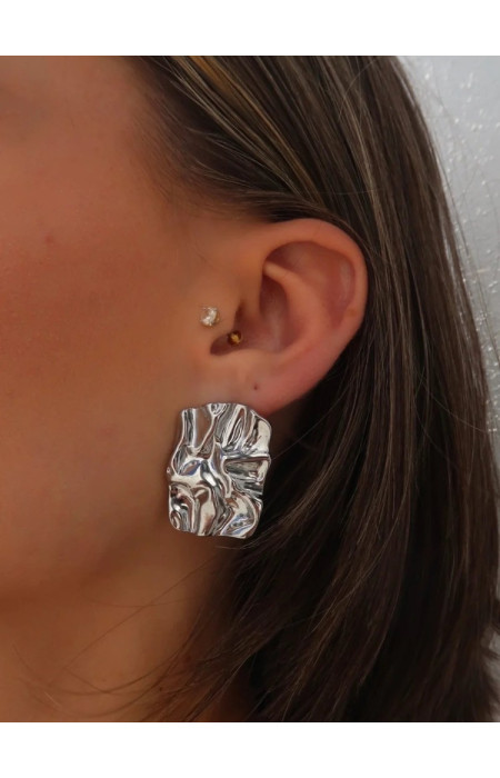 SILVER EARRINGS - ELIZA