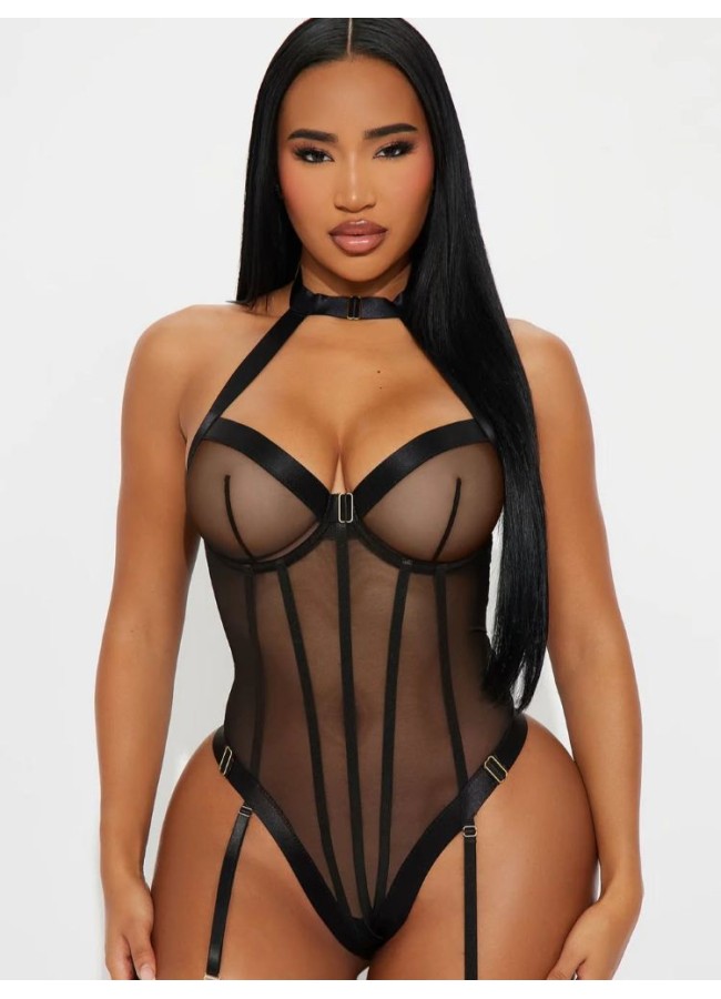 BLACK BODYSUIT - JANE