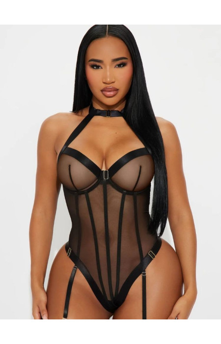 BLACK BODYSUIT - JANE