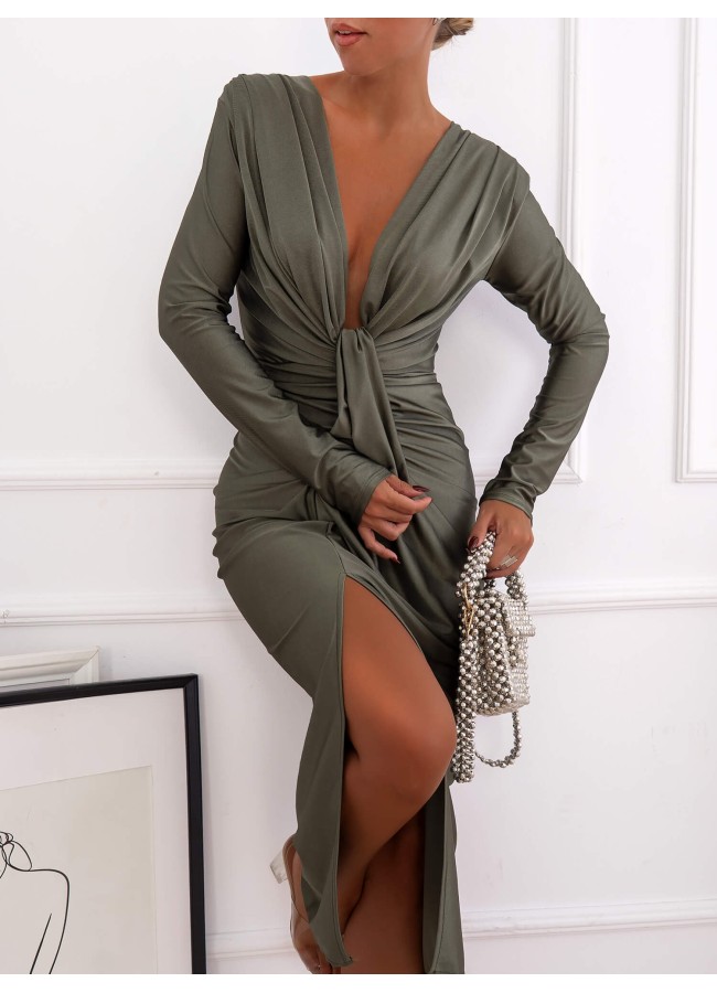 BENTLEY OIL MAXI DRESS