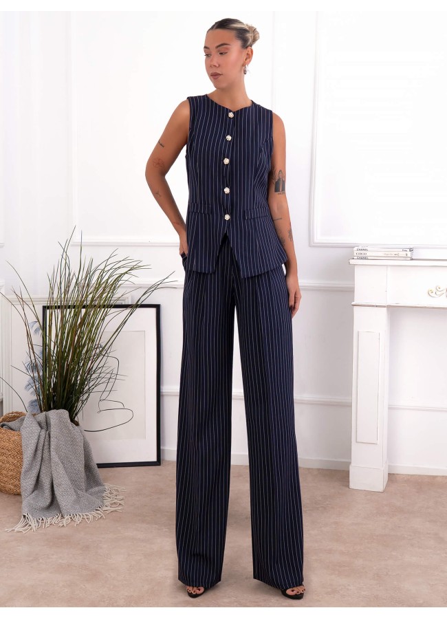 STRIPE DARK BLUE COSTUM -...