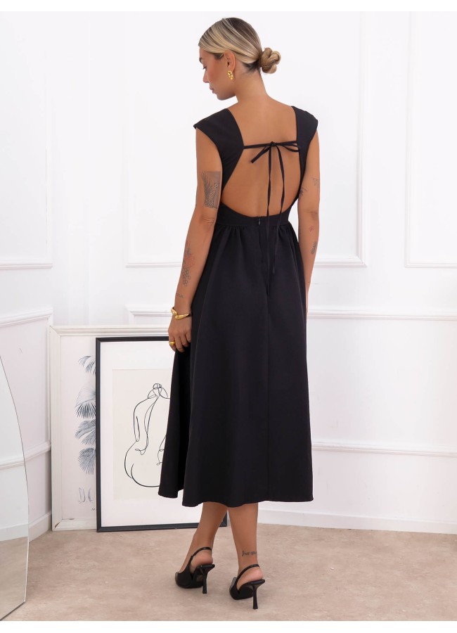 BLACK DRESS - LYSANDRA