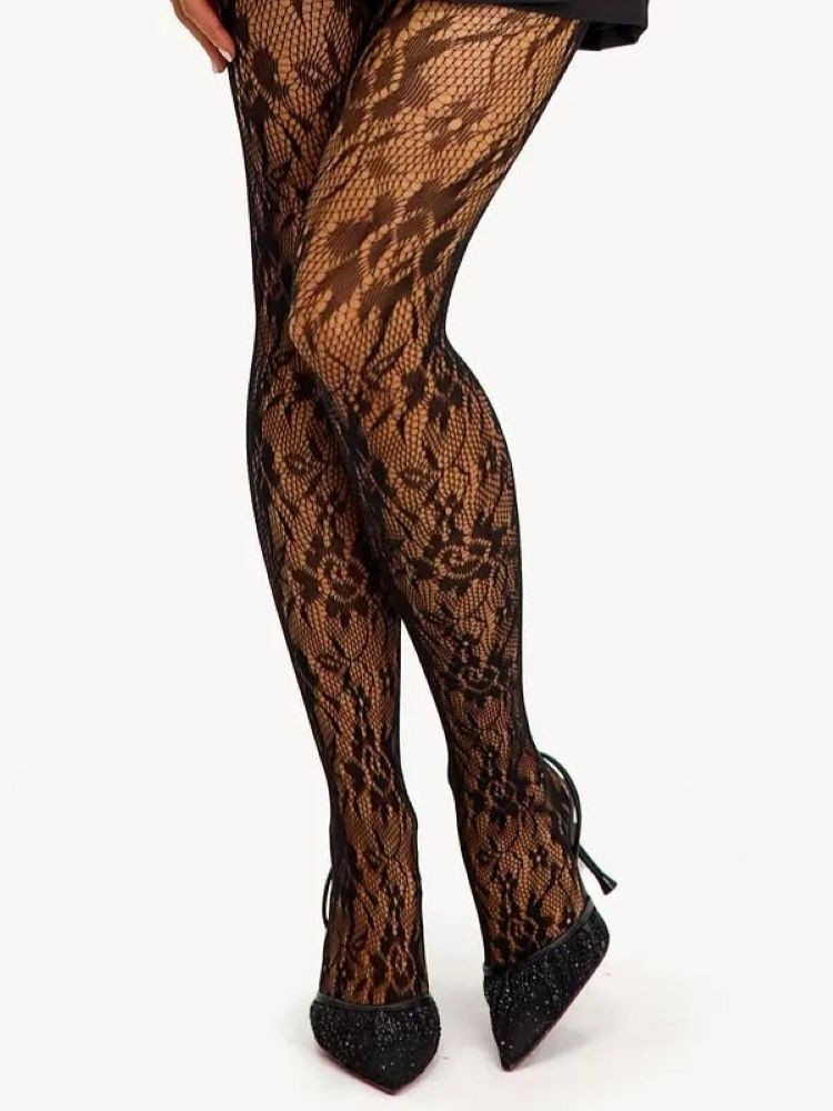 ACE BLACK LACE TIGHTS