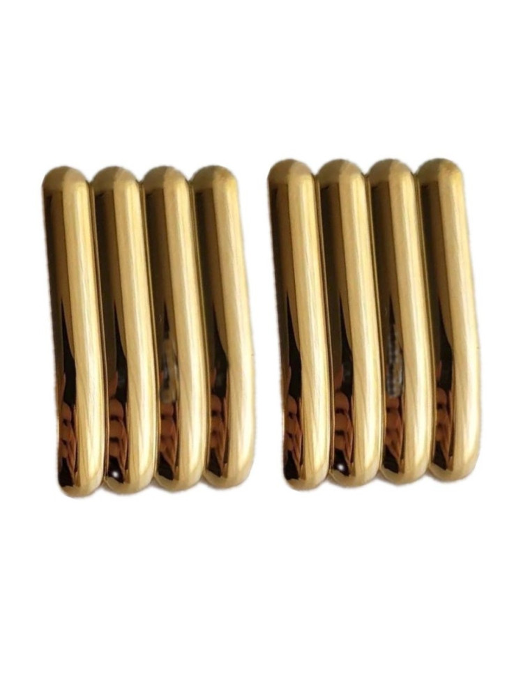 GOLD EARRINGS - THREE LINES