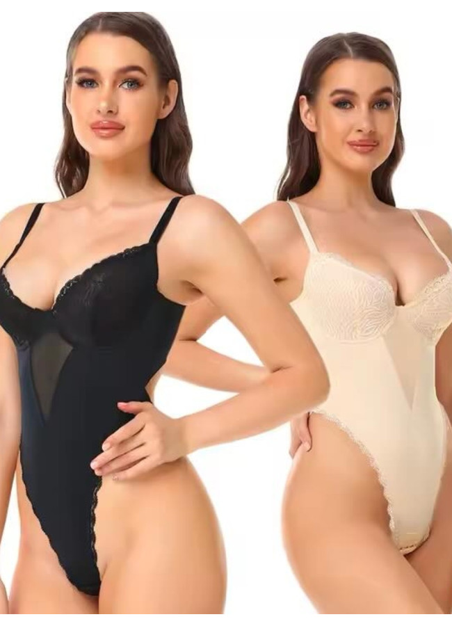 SHAPERFIT BLACK BODYSUIT - CATRIN