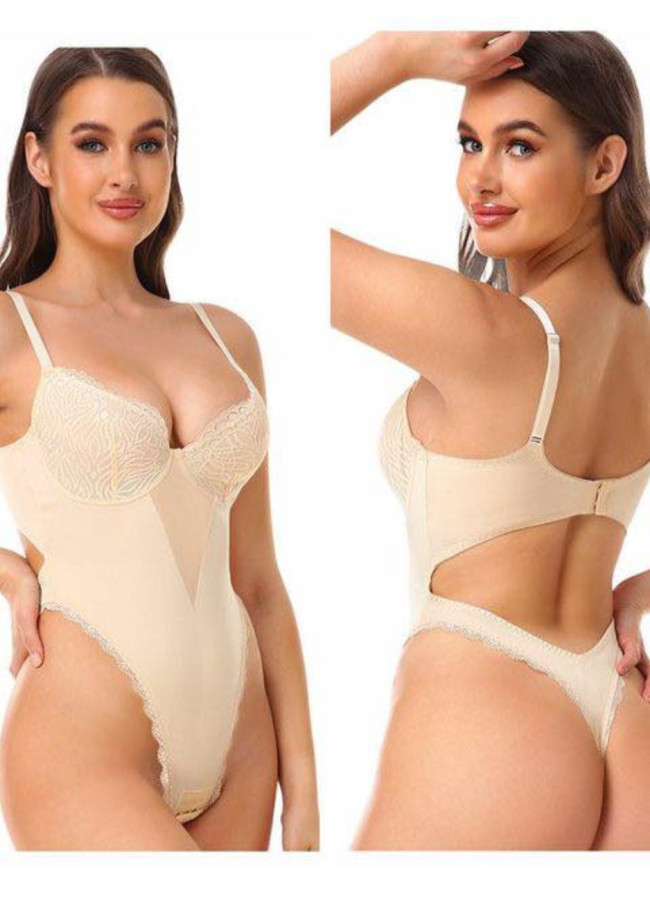 SHAPERFIT BEIGE BODYSUIT - CATRIN