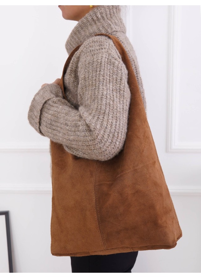 ΤΣΑΝΤΑ - FINESE SUEDE BAG