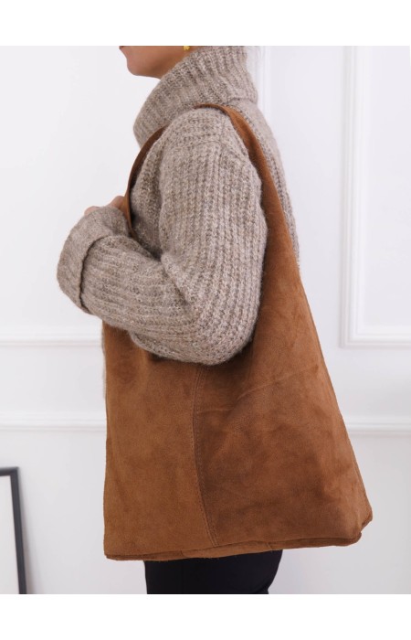 ΤΣΑΝΤΑ - FINESE SUEDE BAG