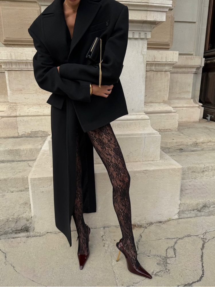 ACE BLACK LACE TIGHTS