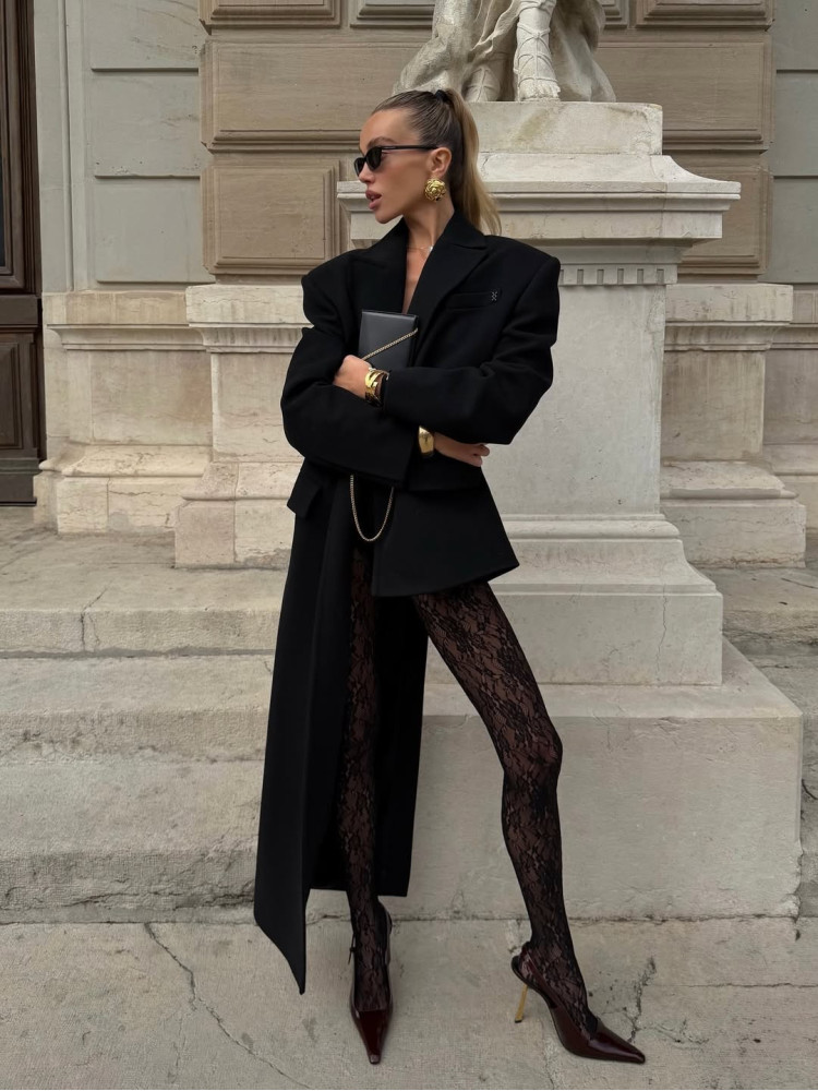 ACE BLACK LACE TIGHTS