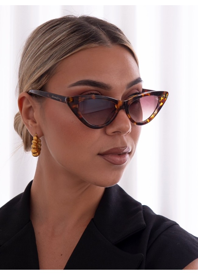 ANNAKEY ZOE LEOPARD SUNGLASSES