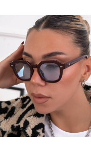 ANNAKEY CITY WINE BLUE SUNGLASSES