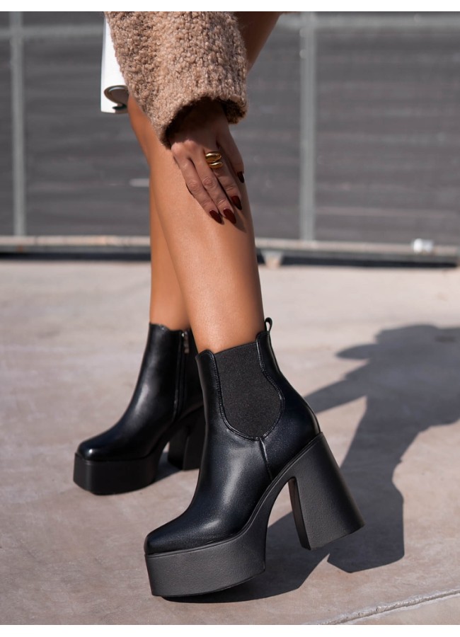 BLACK BOOTIES - LESTER