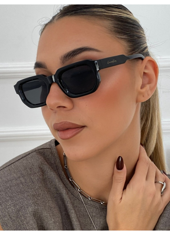 ANNAKEY SWISS BLACK SUNGLASSES