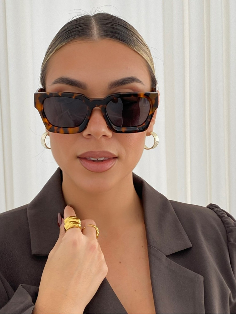 ANNAKEY CAPRI LEOPARD SUNGLASSES