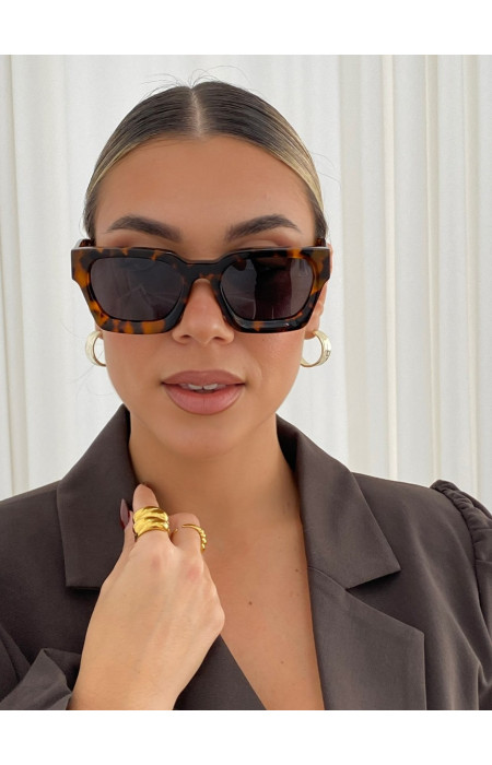 ANNAKEY CAPRI LEOPARD SUNGLASSES