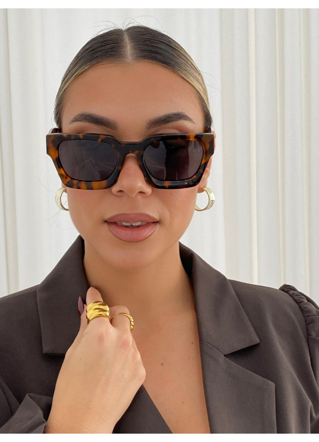ANNAKEY CAPRI LEOPARD SUNGLASSES