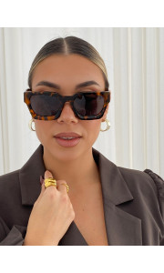 ANNAKEY CAPRI LEOPARD SUNGLASSES