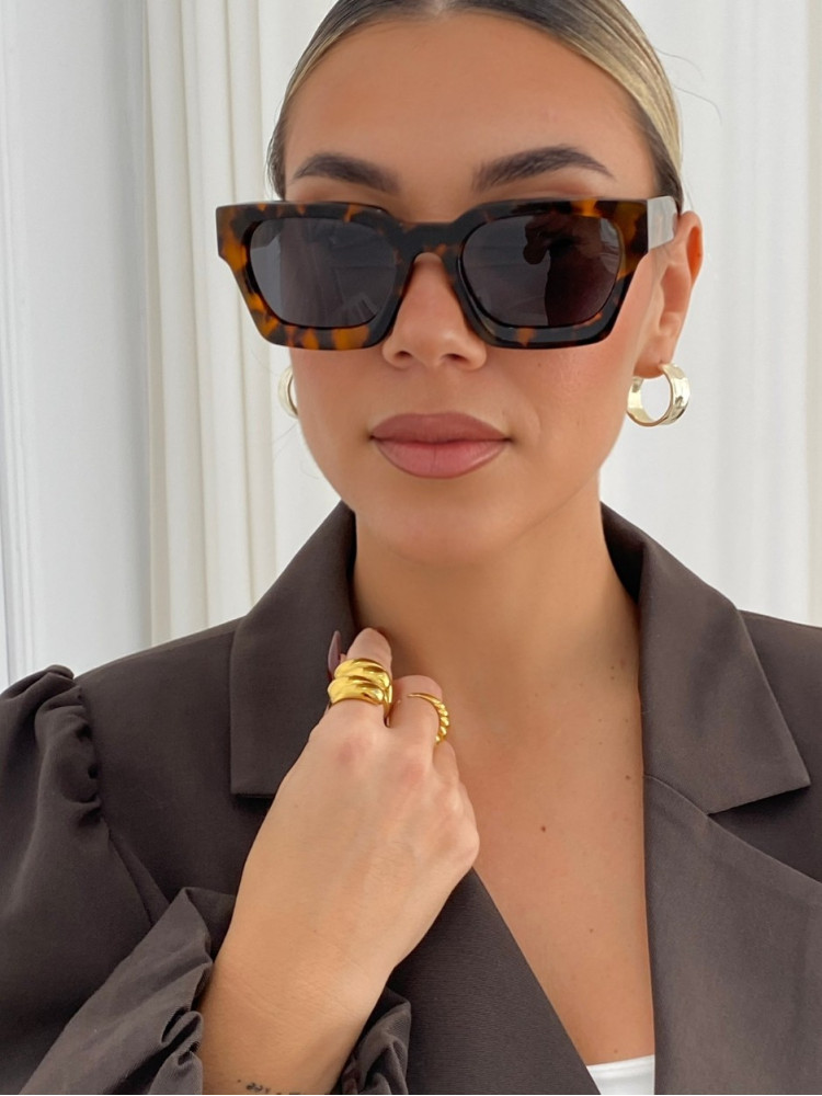 ANNAKEY CAPRI LEOPARD SUNGLASSES